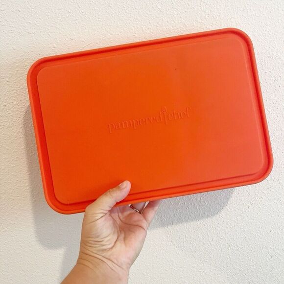 Pampered Chef Ice Cream Sandwich Maker Mold Orange #2493 - Picture 1 of 6